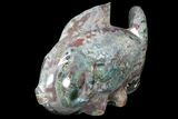 Colorful, Polished Jasper Fish Sculpture ( lbs) - Madagascar #122824-1